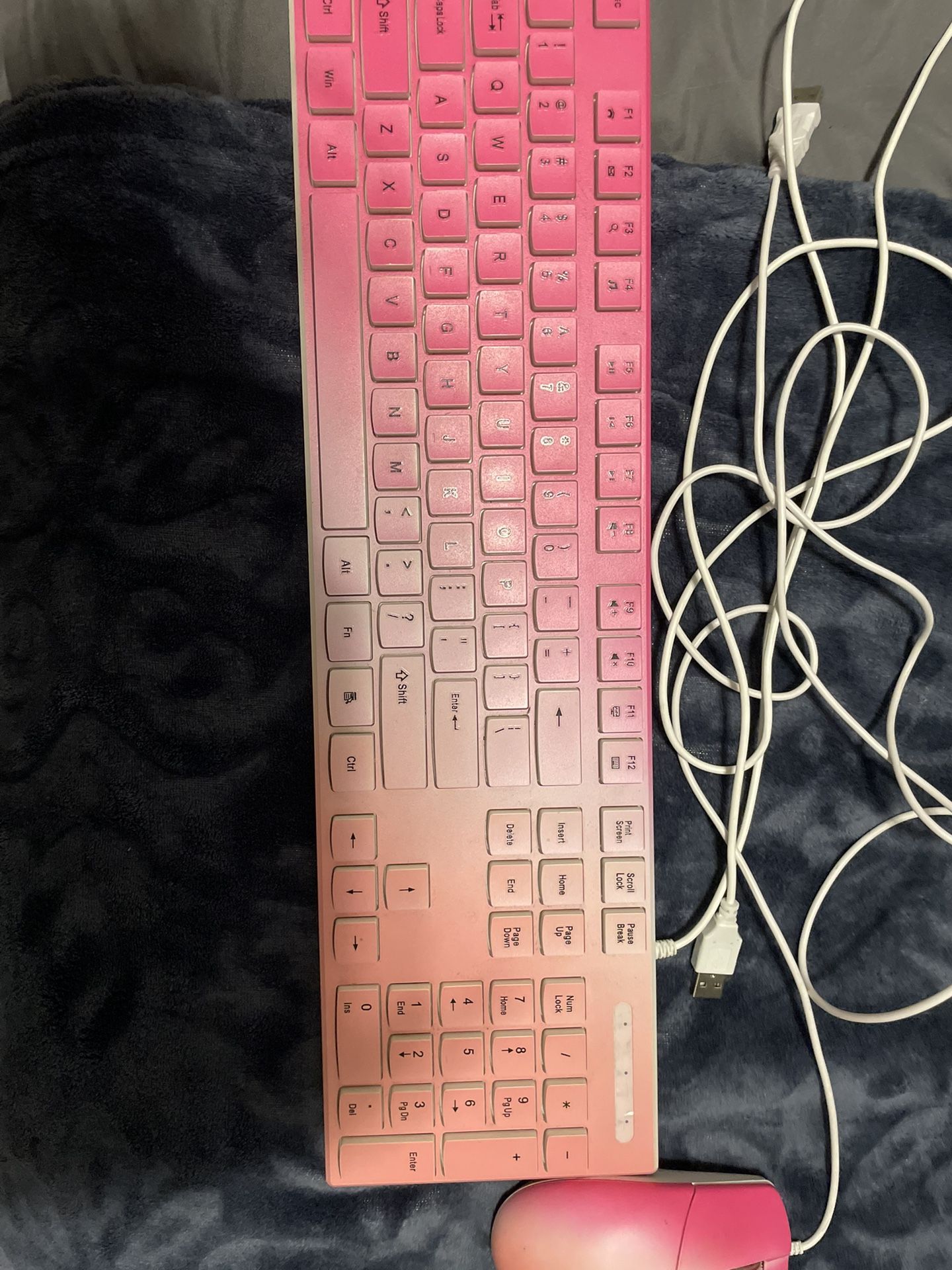 Pink Wire Keyboard 