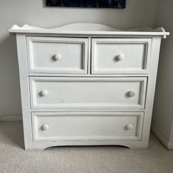 Solid Wood Baby Changing Table And Dresser 