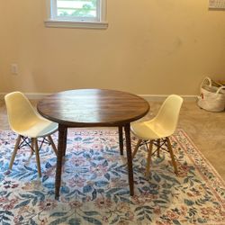 Kids Table And 2 Chairs