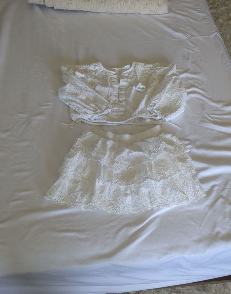 Girls Skirt And Top Size 5-6 Years Old Small