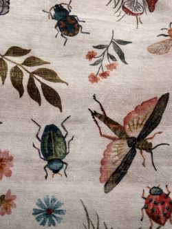 ✨Palohom 8’ x 10’ Washable Area Rug Vintage Abstract design botanical Insect and Butterfly Area Rug✨