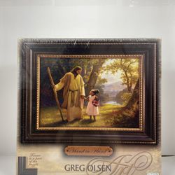 SUNSOUT INC Hand in Hand 500 pc Jigsaw Puzzle Greg Olsen Collection Jesus