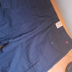 Levi's Brand New Men's Shorts Sz 38 Dark Blue