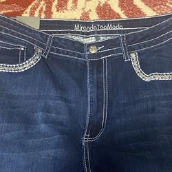 Miranda Top Moda Bootcut Women Jeans Size 15/16