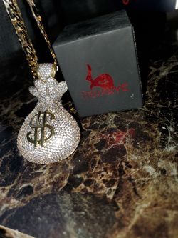Moneybag pendent