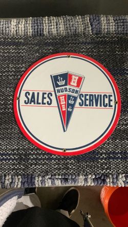 Vintage Hudson Sign