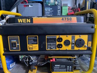 WEN 4750 electric start generator