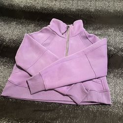 Womens sz8 Lululemon Scuba Oversized Funnel-Neck Half Zip. 