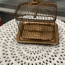 Small Antique Bird Cage 