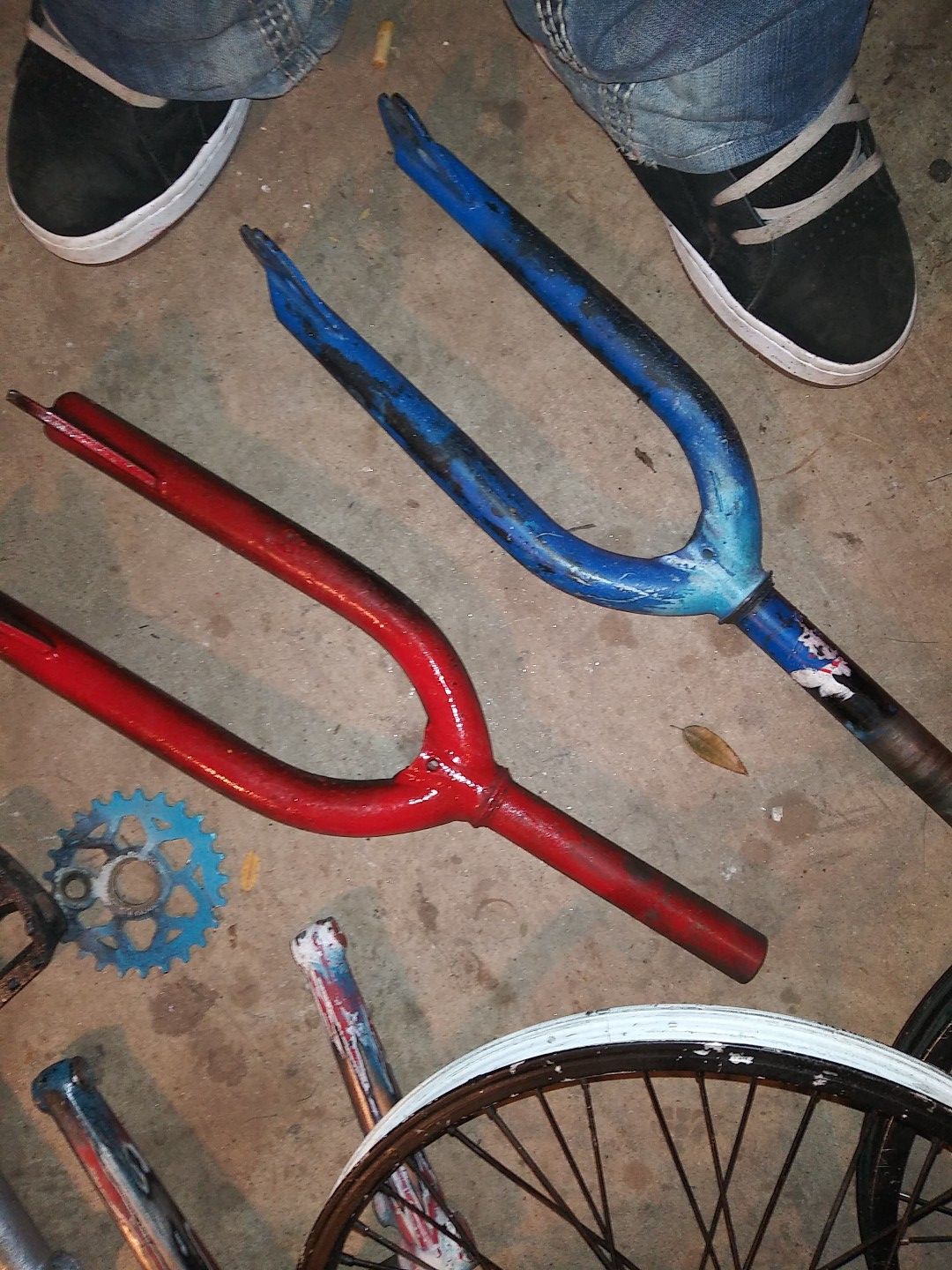 Bmx parts lot