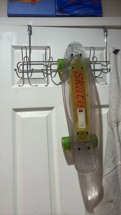 Clear Penny-Style Mini Skateboard with LED Lights