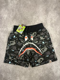 Bape shorts black space
