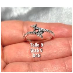 925 Sterling Silver Women's Rings/Anillos De Plata 925 Para Dama