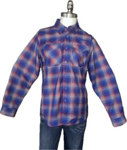 Dixxon The Goat Flannel Shirt Men's size M 2 Pocket EUC
