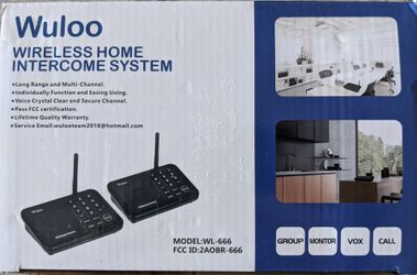 Wuloo Wireless Home Intercom System