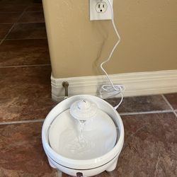 Spaceship Cat Fountain