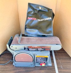 Sears Craftsman 4-inch by 36-inch belt and 6-inch disc sander
