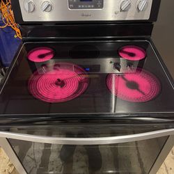 30” Stainless Steel Whirlpool GlassTop Electric Stove FOR SALE!!!