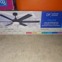 60 inch ceiling fan, with color changing RGB lights