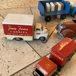 Large collection lot vintage antique Toy Cars trucks Tonka and others 