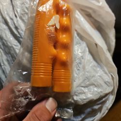 Orange Bike Bicycle  Handlebar Grips