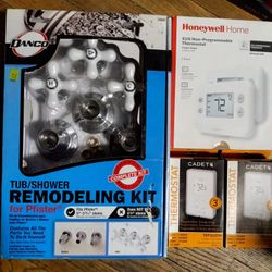 Bathroom Remodeling KIT & Thermostats (Honeywell Home & CADET×2)