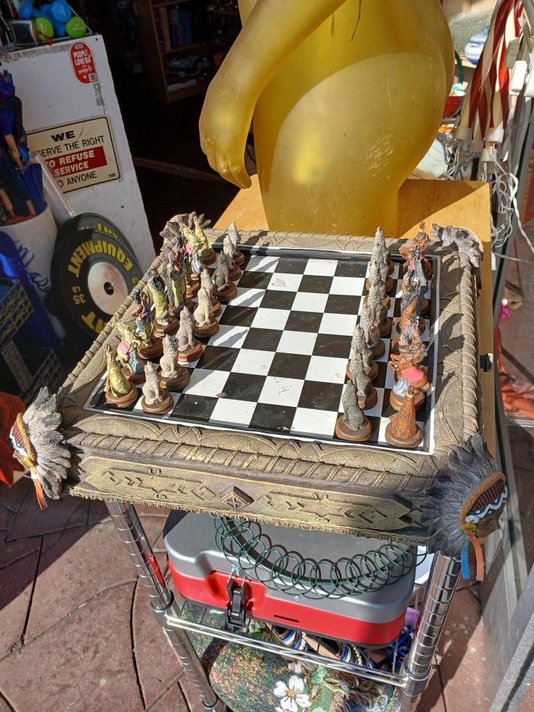 native american chess set