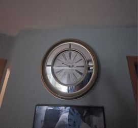 Large Mirror Clock