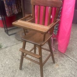 Vintage Mini Highchair 