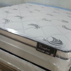 $199 Queen Pillow Mattress Brand New Free Delivery Same Day 
