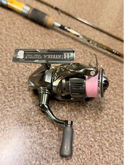 Shimano Stella 22 1000 SSSPG Japan and Phenix mirage 8”1 2 piece rod combo