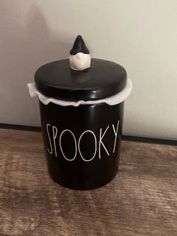 Rae Dunn Halloween “Spooky” Canister
