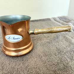 Vintage 1984 TeleFlora Le Saucier Copper Pan