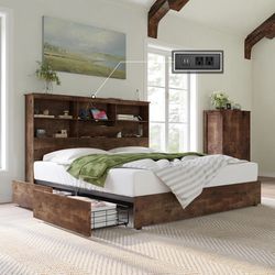 Saraghna Bookcase Bed