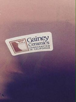 NEW!!! Gainey Pottery, 15"C and 12"H Planters / Pots