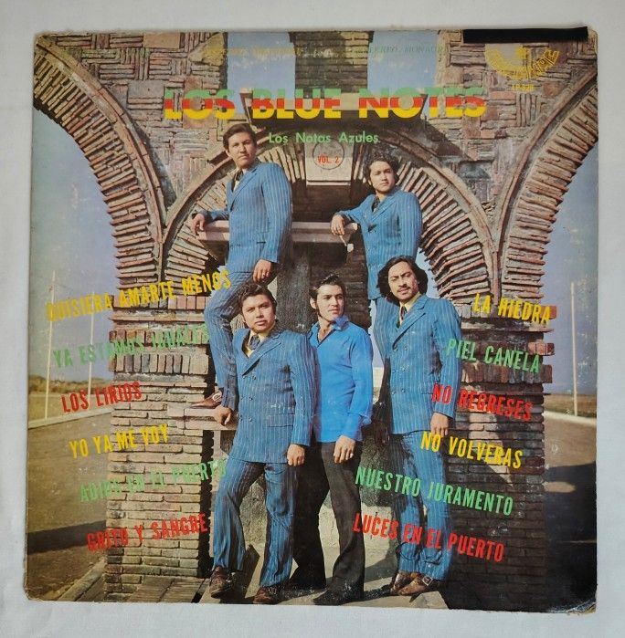 Spanish Ballads LP Los Blue Notes LOS NOTAS AZULES 1970s Anahuac VG