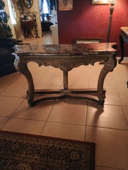 Sofa Table With marble Top