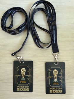2x FIFA Soccer World Cup Lanyards