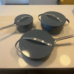 Caraway Pots and Pans set