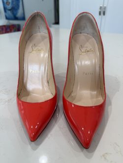 Christian Louboutin Red Heels Size 6 With Box 