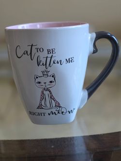 10 Strawberry Street “Cat to be Kitten Me, Right Meow” Coffee Mug