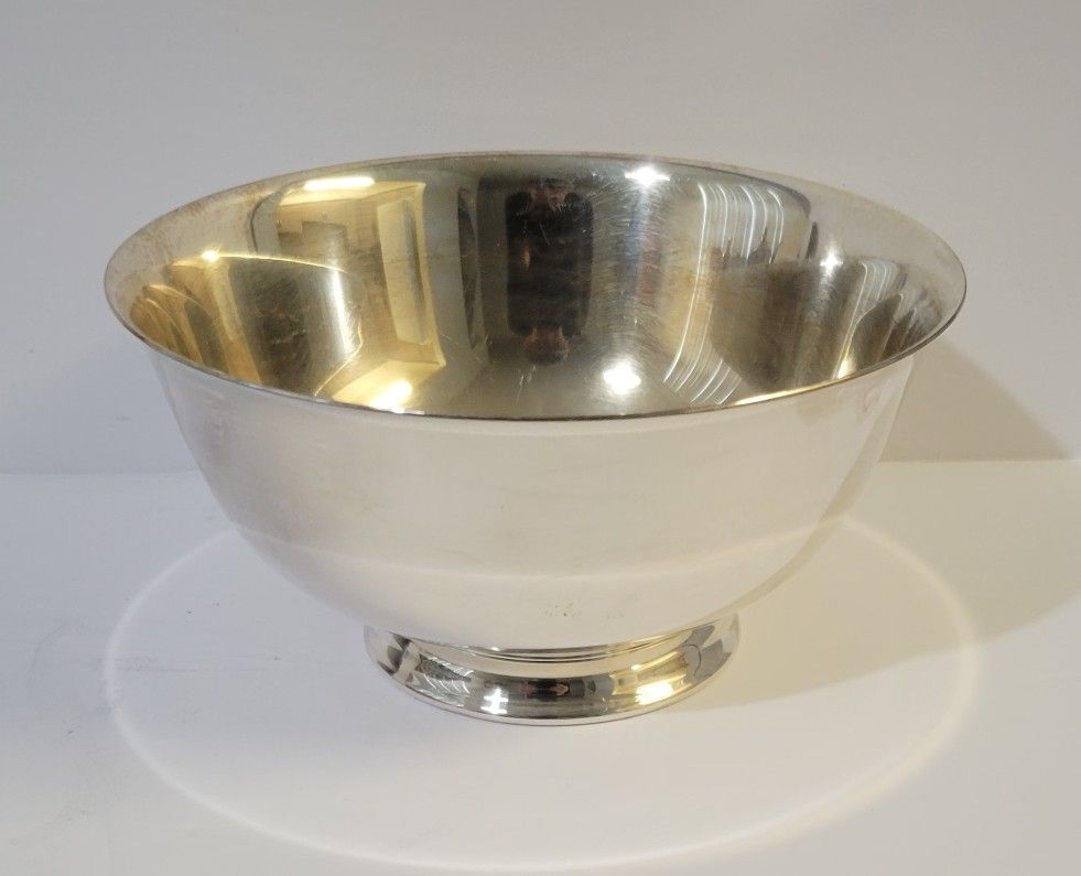 Vintage: Reed And Barton, Paul Revere Style, 7" Silver Plated Bowl.