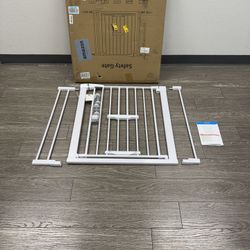 $30 #3975 (30” Tall X 29-38” Wide) With Adjustable Cat Door / Safety Gate Baby Dog / Pressure Mounted