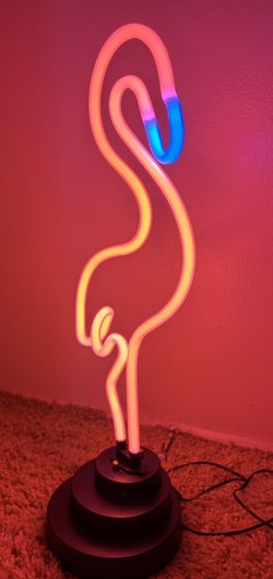 Neon Flamingo Light