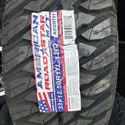 LT 33 1250 17 Mud Terrain New Tires Set