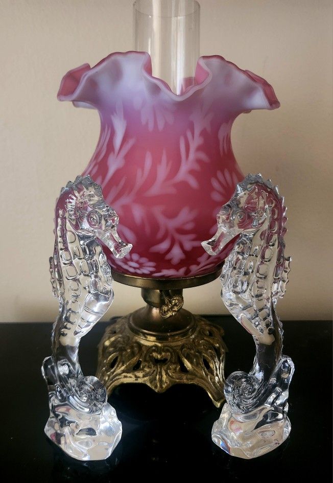 2 Waterford Crystal Seahorse Figurine’s