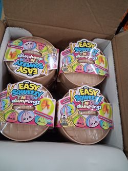 EASY SQWEEZY.  BRAND NEW DUMPLINS      SINGLE OR BY THE CASE. 10 BUCKS EACH.  THEY SELL FAST FOR 20 BUCKS   JUST EXTRA INVENTORY I HAVE