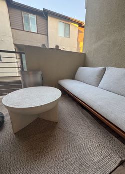 West Elm Round Coffee Table