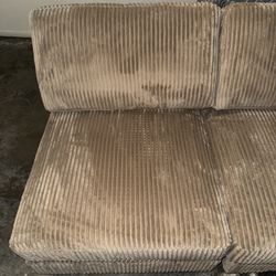 Tan Lounge Chair / Single Couch 