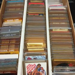Early 80s To Mid 90s Basketball Football And Baseball Cards 